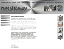 Tablet Screenshot of metallbauer-bammental.de